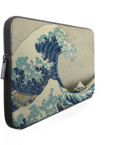 Great Wave Off Kanagawa By Hokusai Laptop Case 14 inch