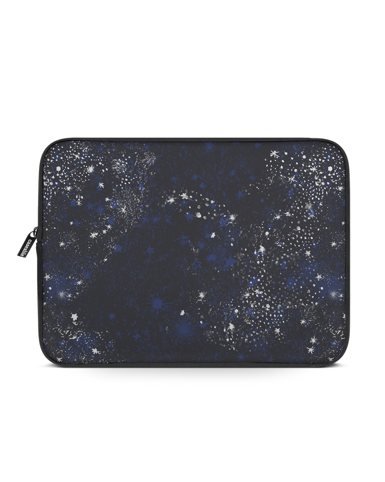 Starry Night Sky Laptop Case 15 inch: Front View