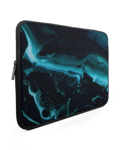 Deep Turquoise Sparkle Laptop Case 15 inch