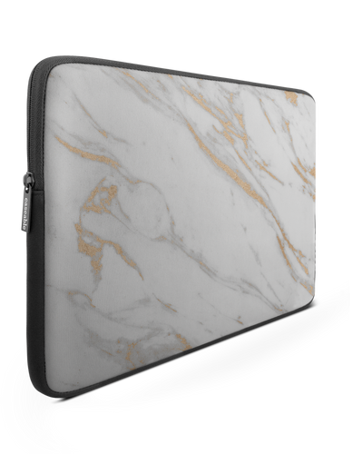 Gold Marble Elegance Laptop Case 16 inch
