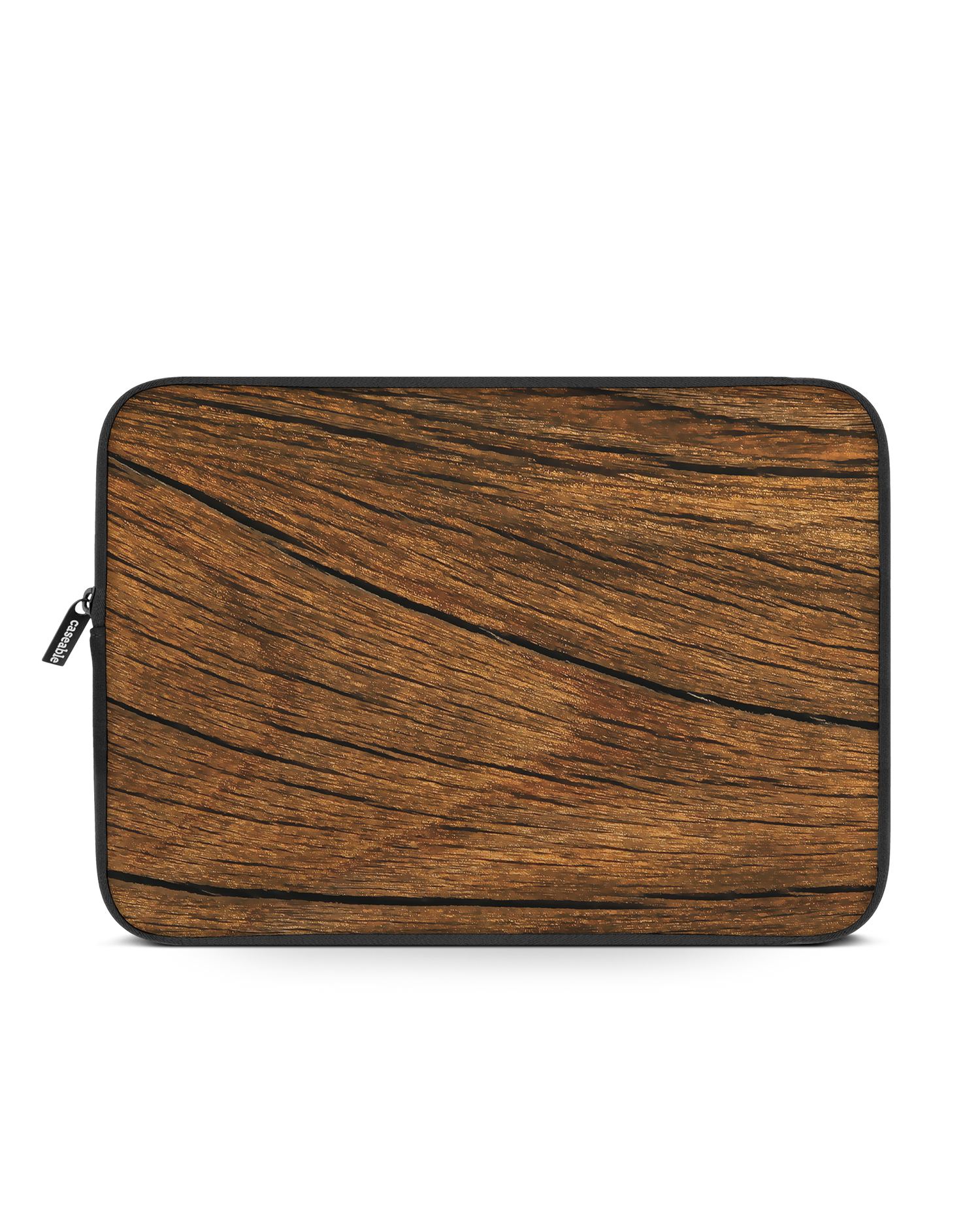Wood Laptop Case 16 inch: Front View