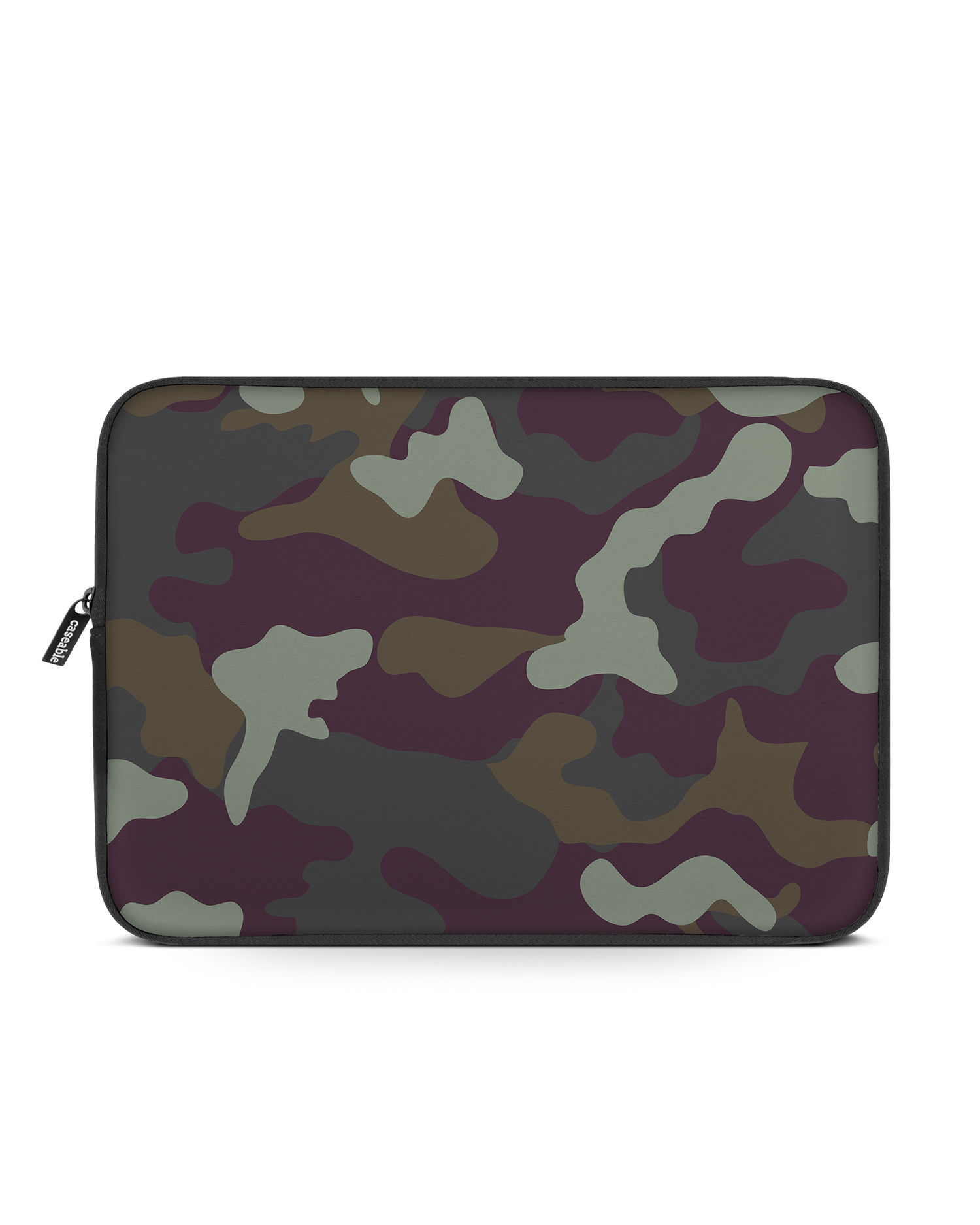 Night Camo Laptop Case 16 inch: Front View