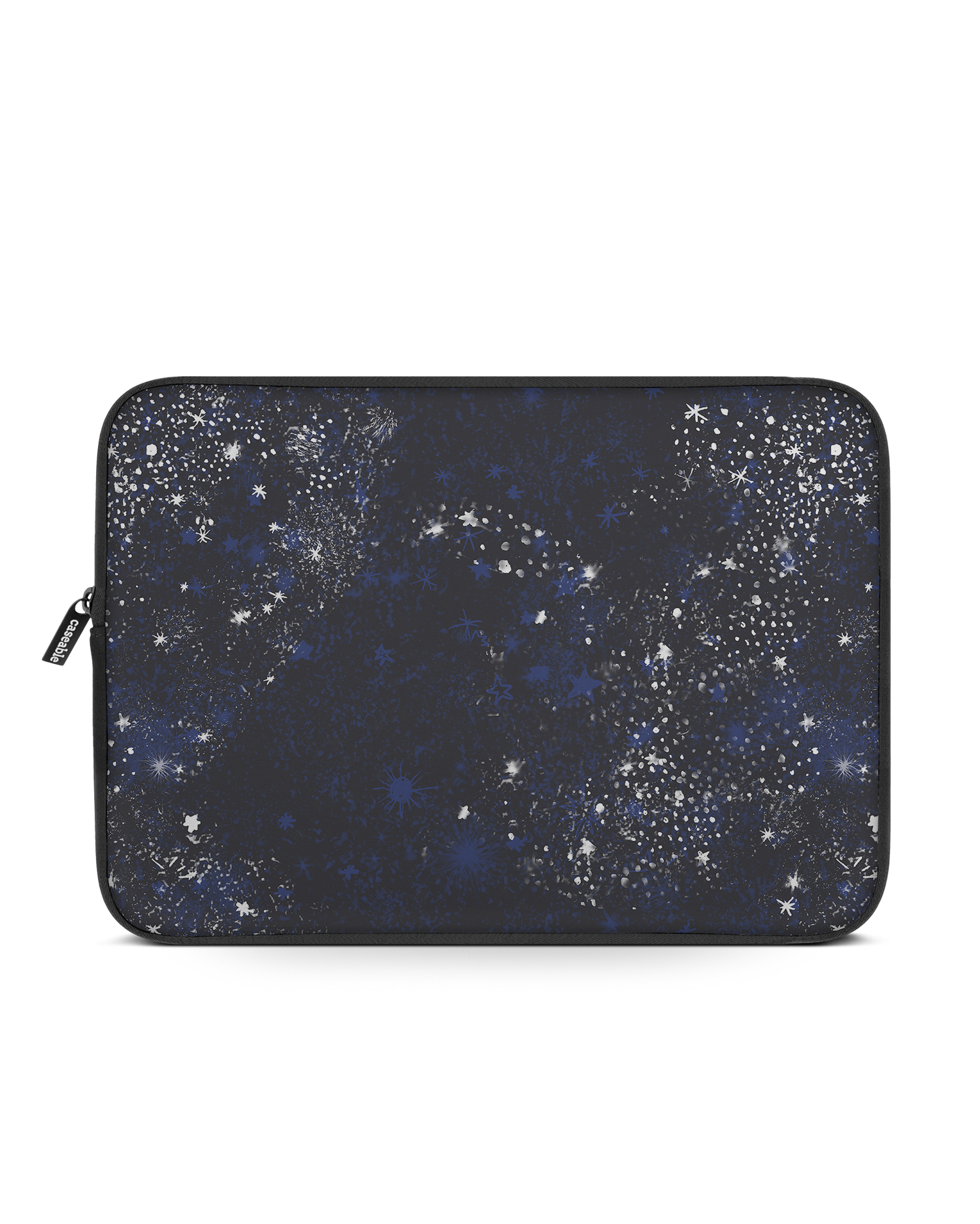 Starry Night Sky Laptop Case 16 inch: Front View
