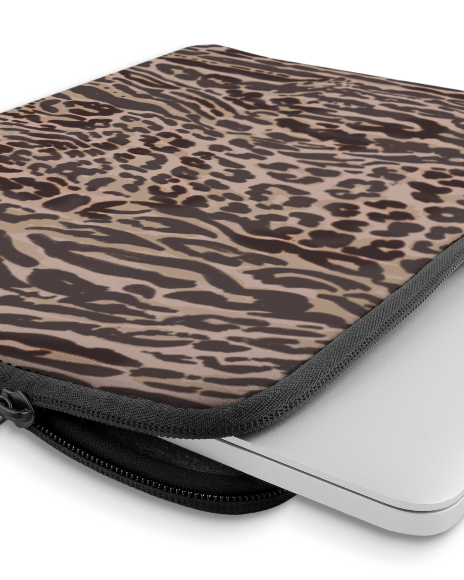 Animal Skin Tough Love Laptop Case 13-14 inch with device inside