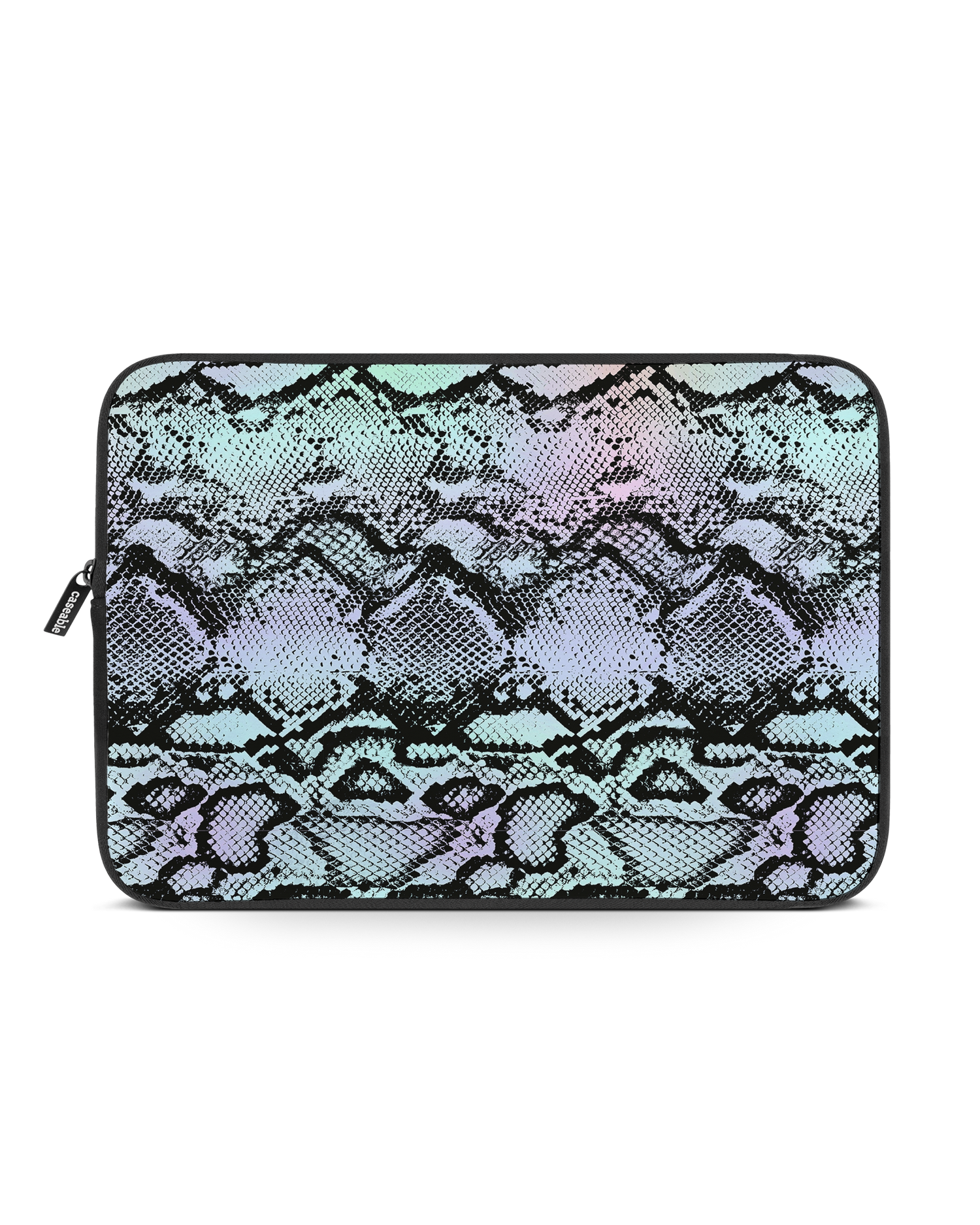 Groovy Snakeskin Laptop Case 15-16 inch: Front View
