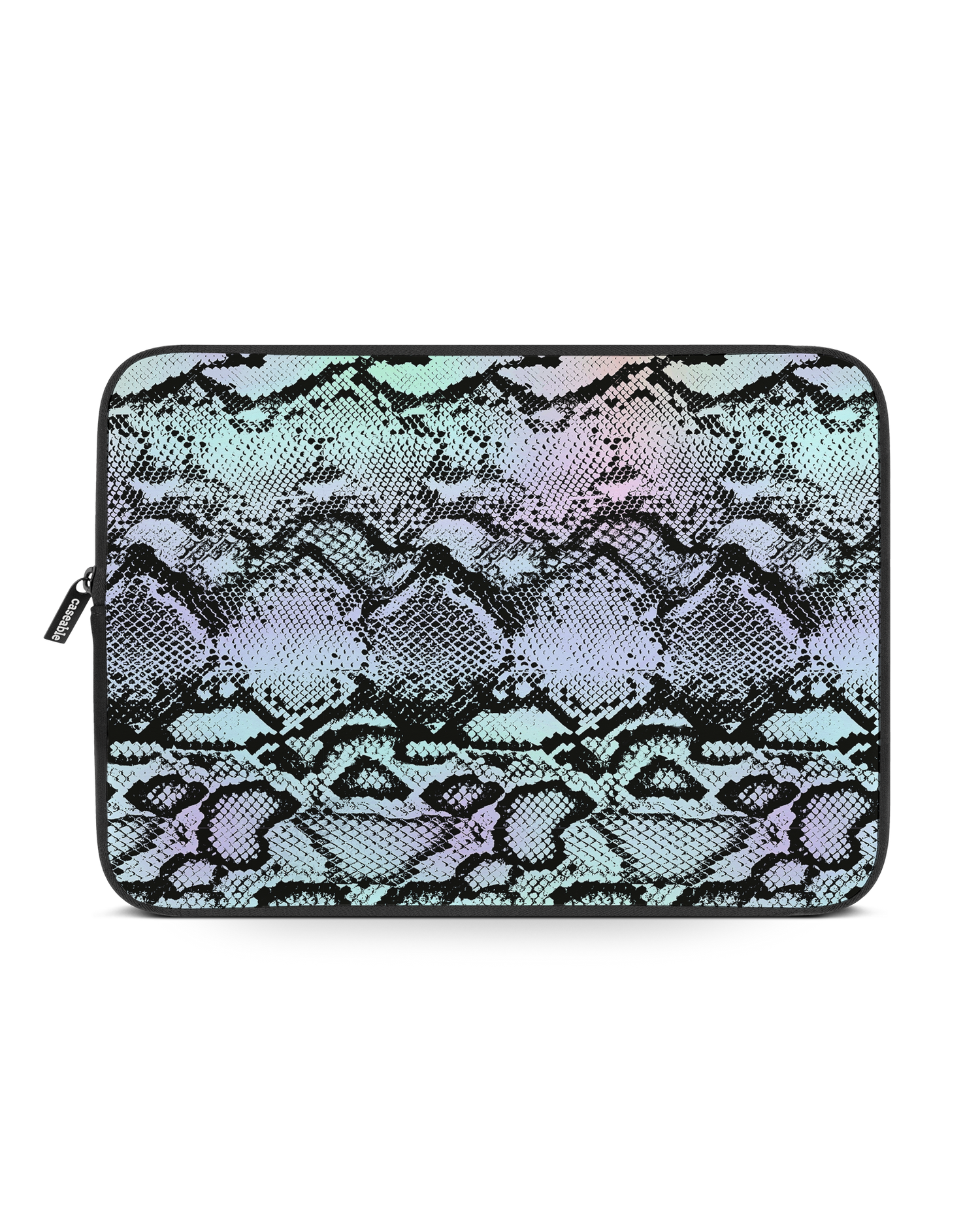 Groovy Snakeskin Laptop Case 14-15 inch: Front View