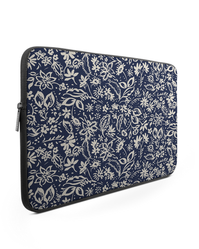 Ditsy Blue Paisley Laptop Case 14-15 inch