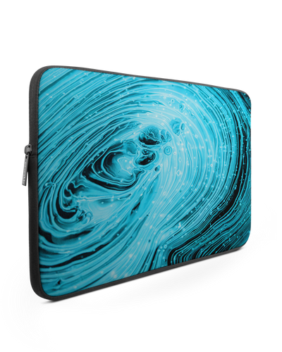 Turquoise Ripples Laptop Case 14-15 inch