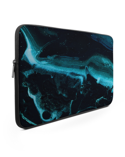 Deep Turquoise Sparkle Laptop Case 14-15 inch