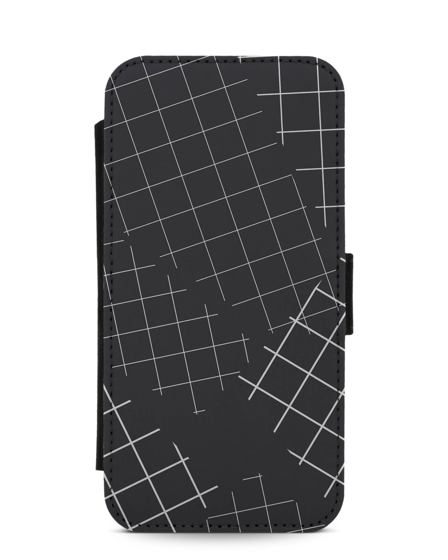 Grids Wallet Phone Case Apple iPhone 12, Apple iPhone 12 Pro: Front View