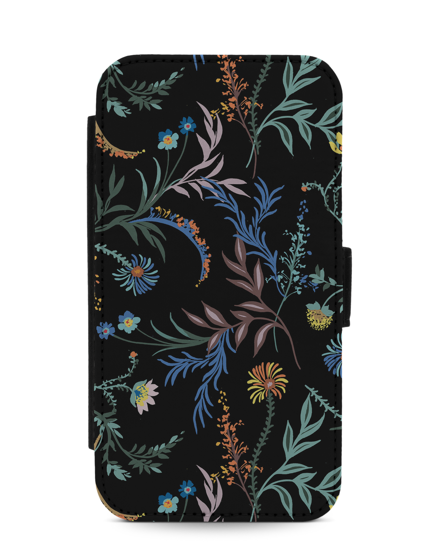 Woodland Spring Floral Wallet Phone Case Apple iPhone 11: Front View