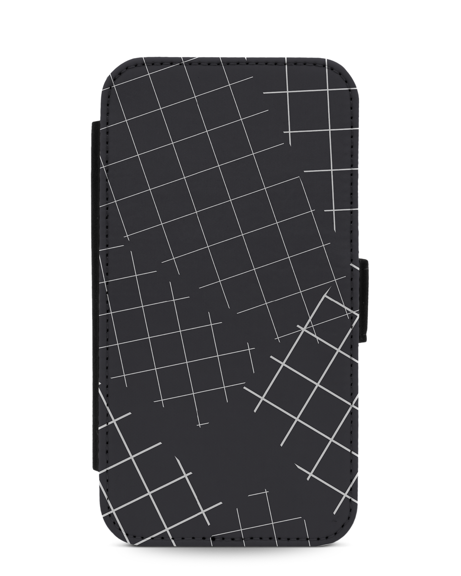 Grids Wallet Phone Case Apple iPhone 11: Front View