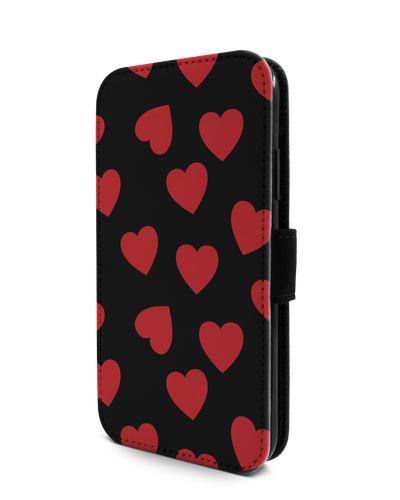 Repeating Hearts Wallet Phone Case Apple iPhone 11