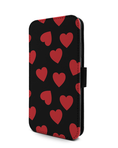 Repeating Hearts Wallet Phone Case Apple iPhone 11 Pro Max