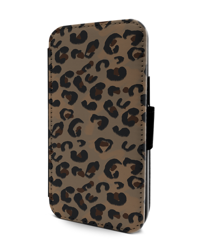 Leopard Repeat Wallet Phone Case Apple iPhone 13 mini
