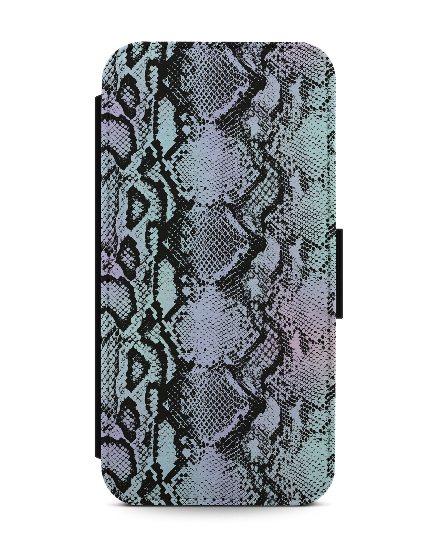Groovy Snakeskin Wallet Phone Case Apple iPhone 13 mini: Front View