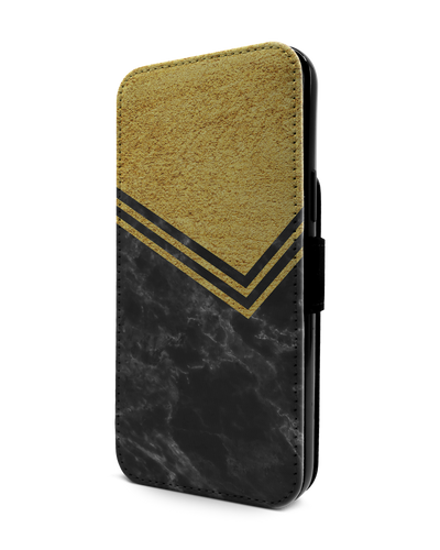 Gold Marble Wallet Phone Case Apple iPhone 13 Pro Max