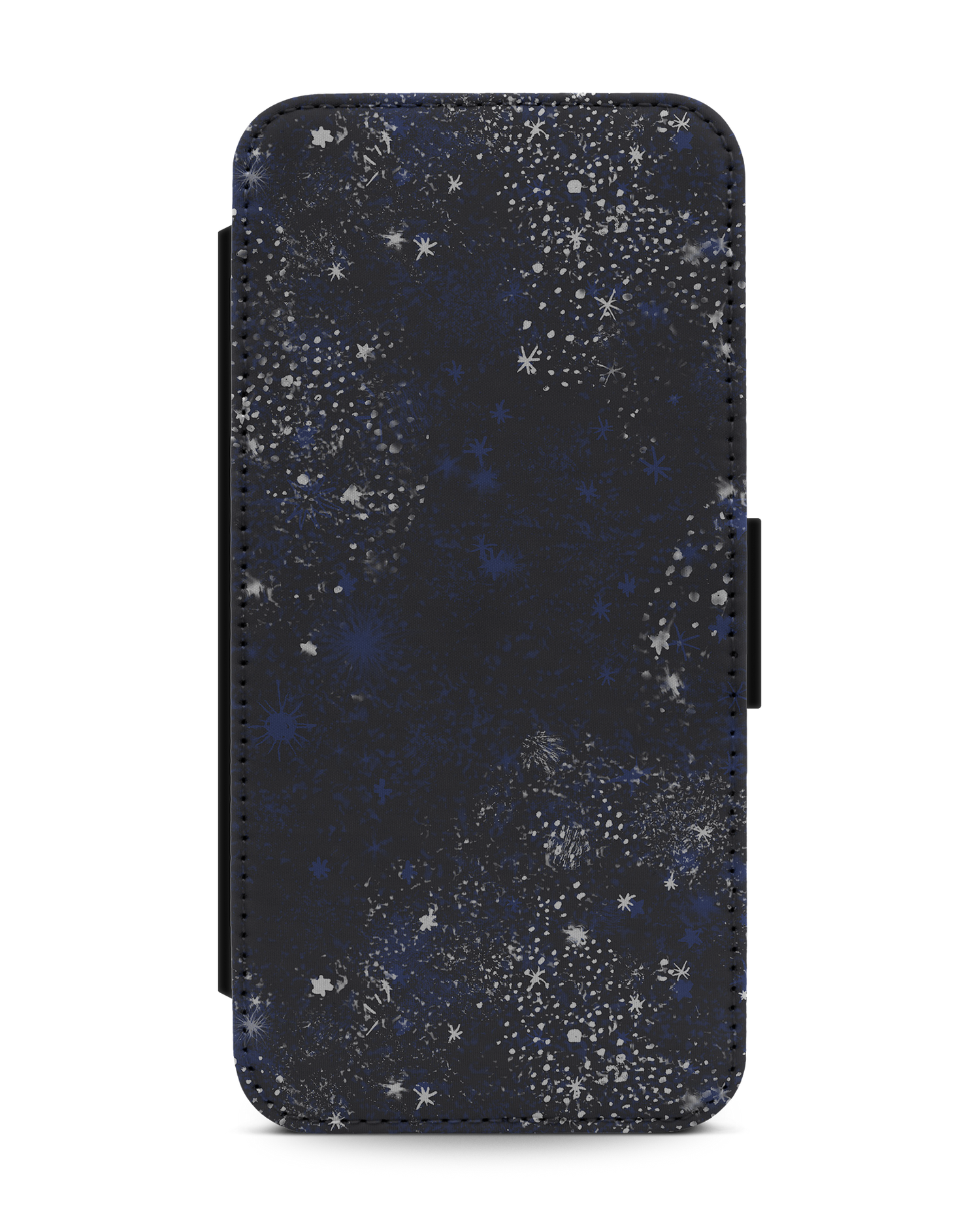 Starry Night Sky Wallet Phone Case Apple iPhone 13 Pro Max: Front View