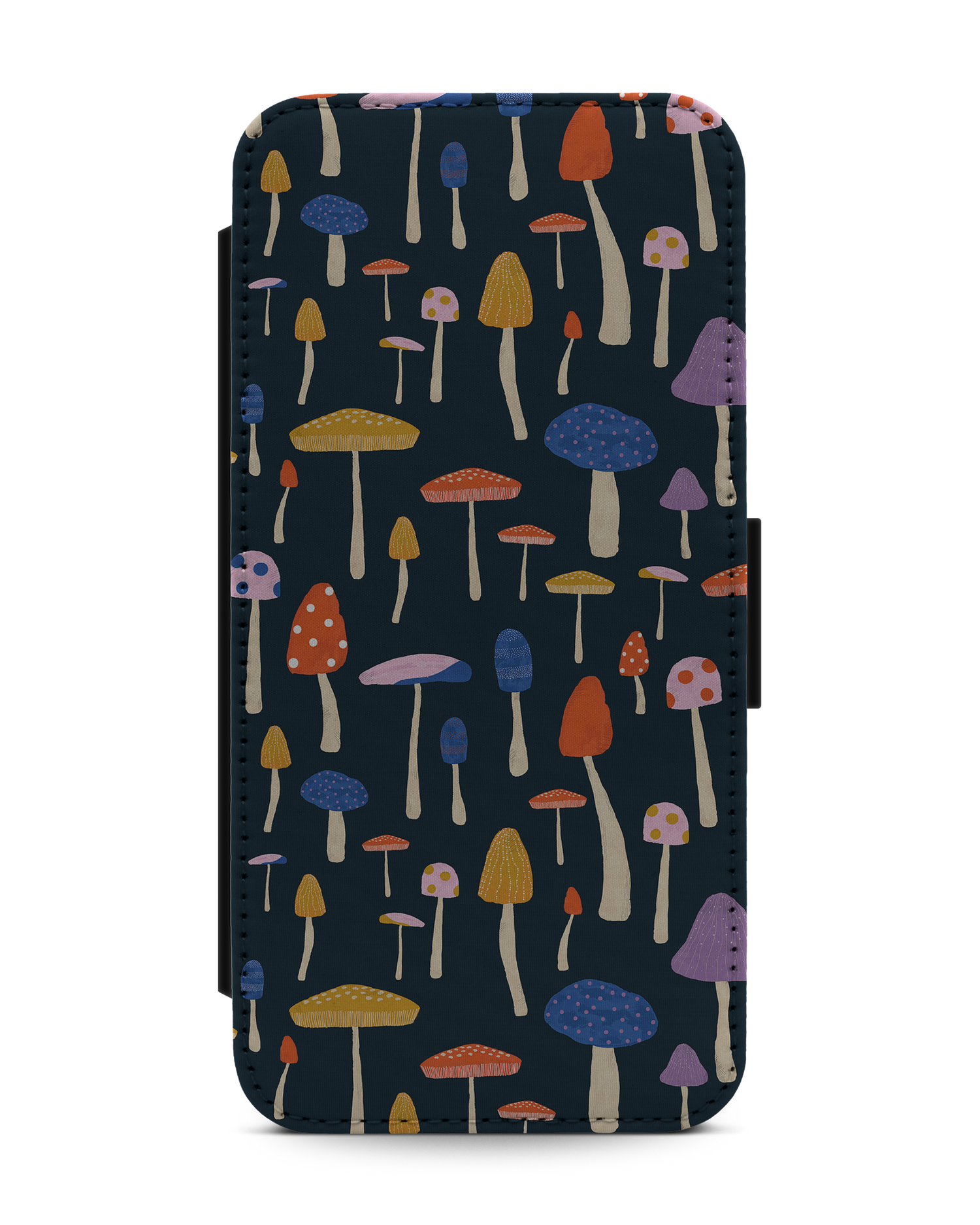 Mushroom Delights Wallet Phone Case Apple iPhone 13 Pro Max: Front View