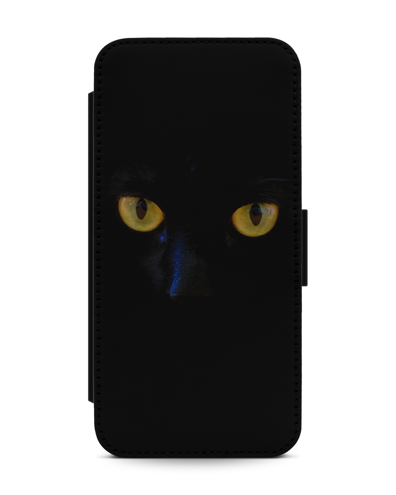 Black Cat Wallet Phone Case Apple iPhone 13 Pro Max: Front View