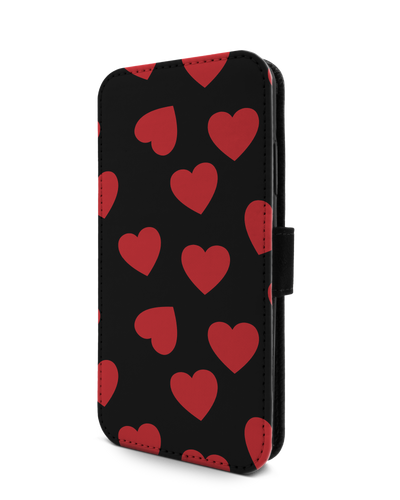 Repeating Hearts Wallet Phone Case Samsung Galaxy S20