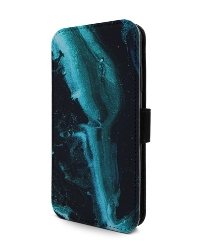 Deep Turquoise Sparkle Wallet Phone Case Samsung Galaxy S20