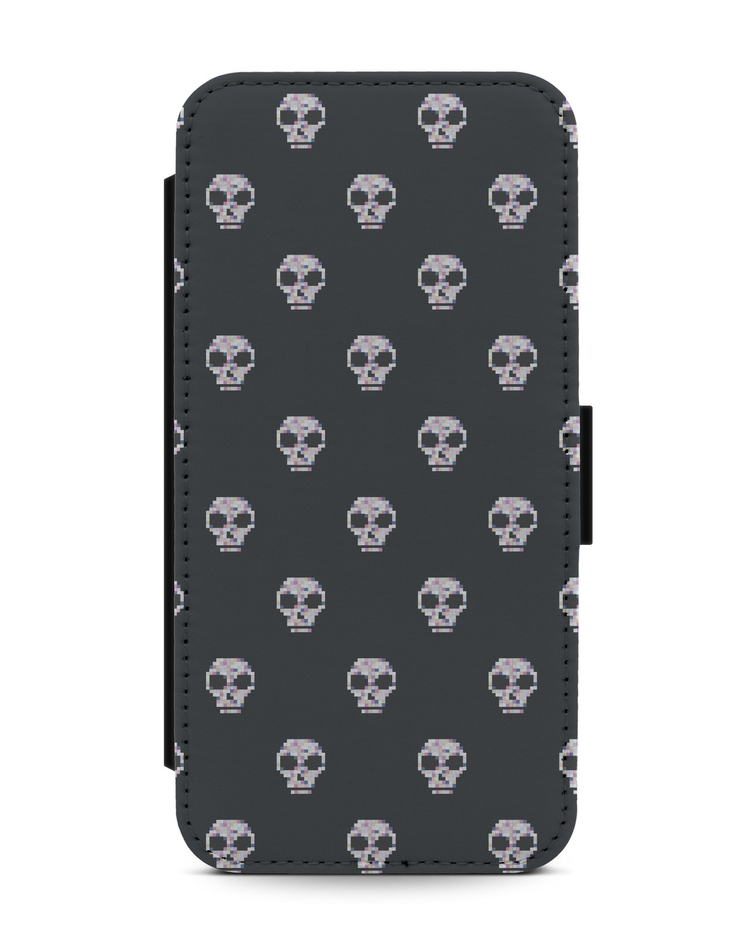 Digital Skulls Wallet Phone Case Apple iPhone 13: Front View