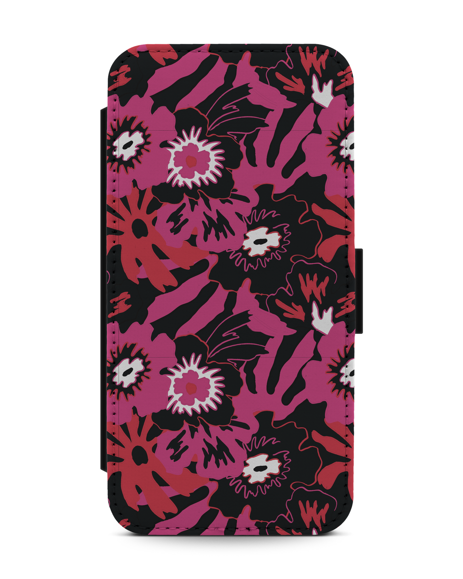Flower Works Wallet Phone Case Apple iPhone 13: Front View