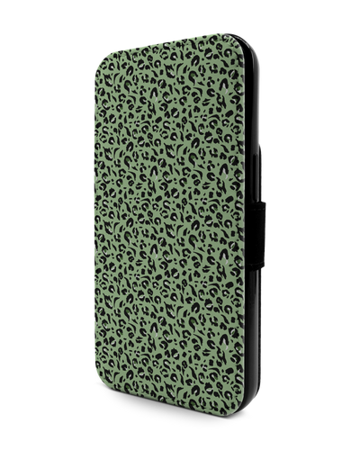 Mint Leopard Wallet Phone Case Apple iPhone 13