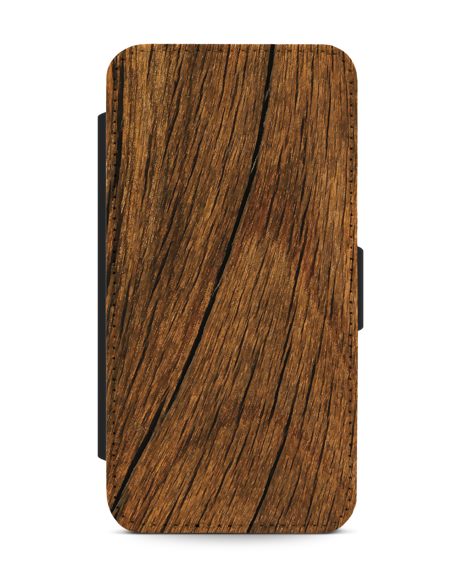 Wood Wallet Phone Case Apple iPhone XR: Front View
