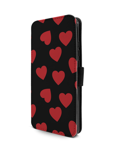Repeating Hearts Wallet Phone Case Huawei P30 Pro