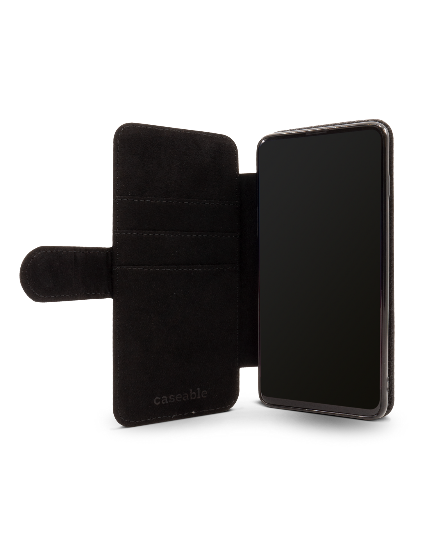BLACK Wallet Phone Case Samsung Galaxy S10: Inside View