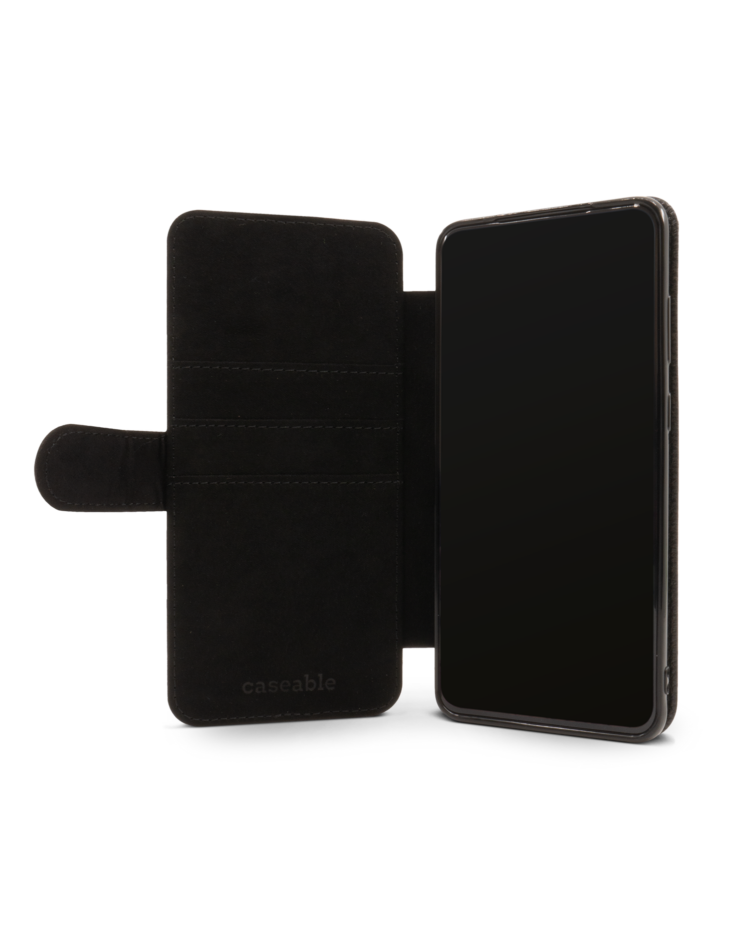 BLACK Wallet Phone Case Samsung Galaxy S20 Plus: Inside View