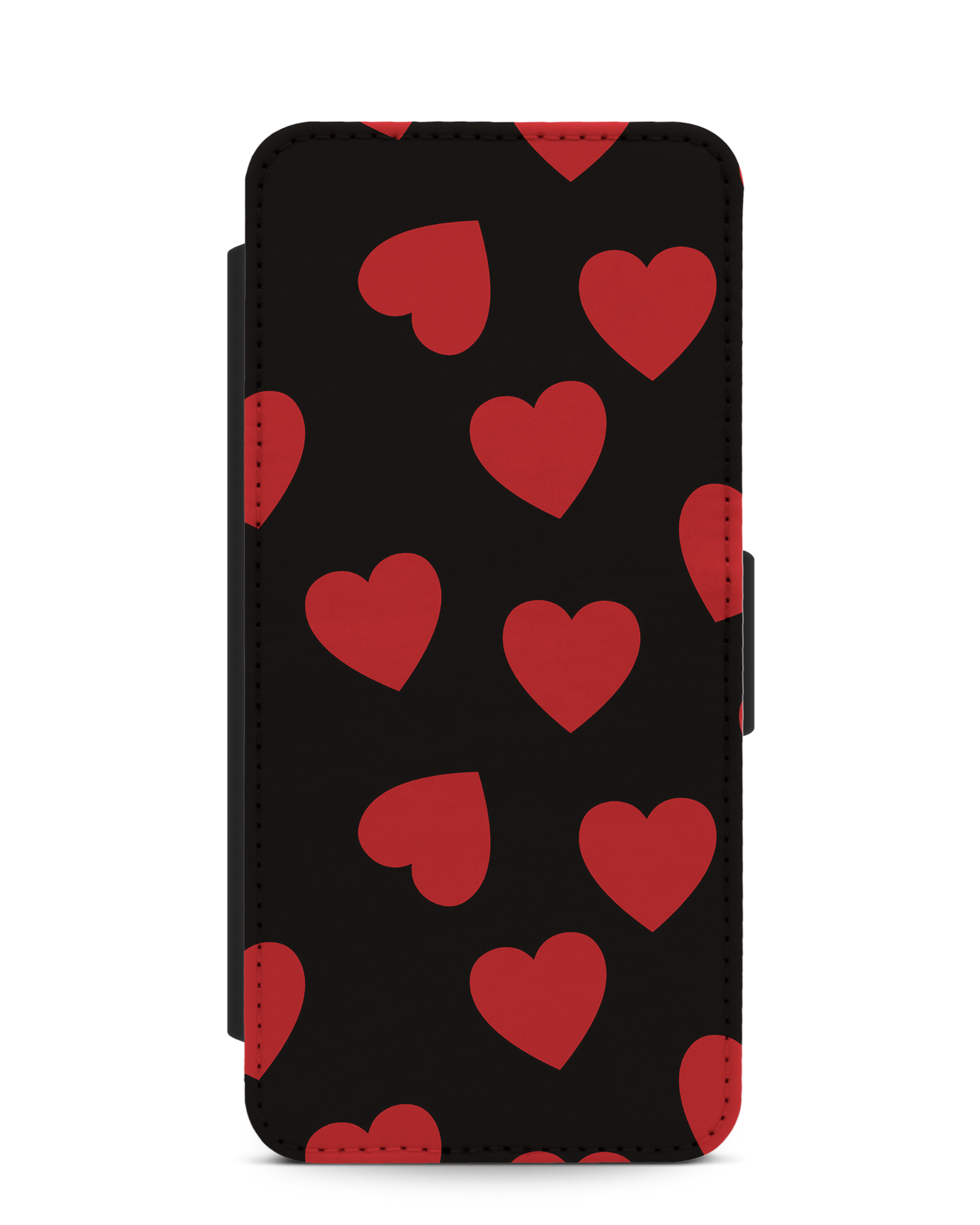 Repeating Hearts Wallet Phone Case Samsung Galaxy S20 Plus: Front View