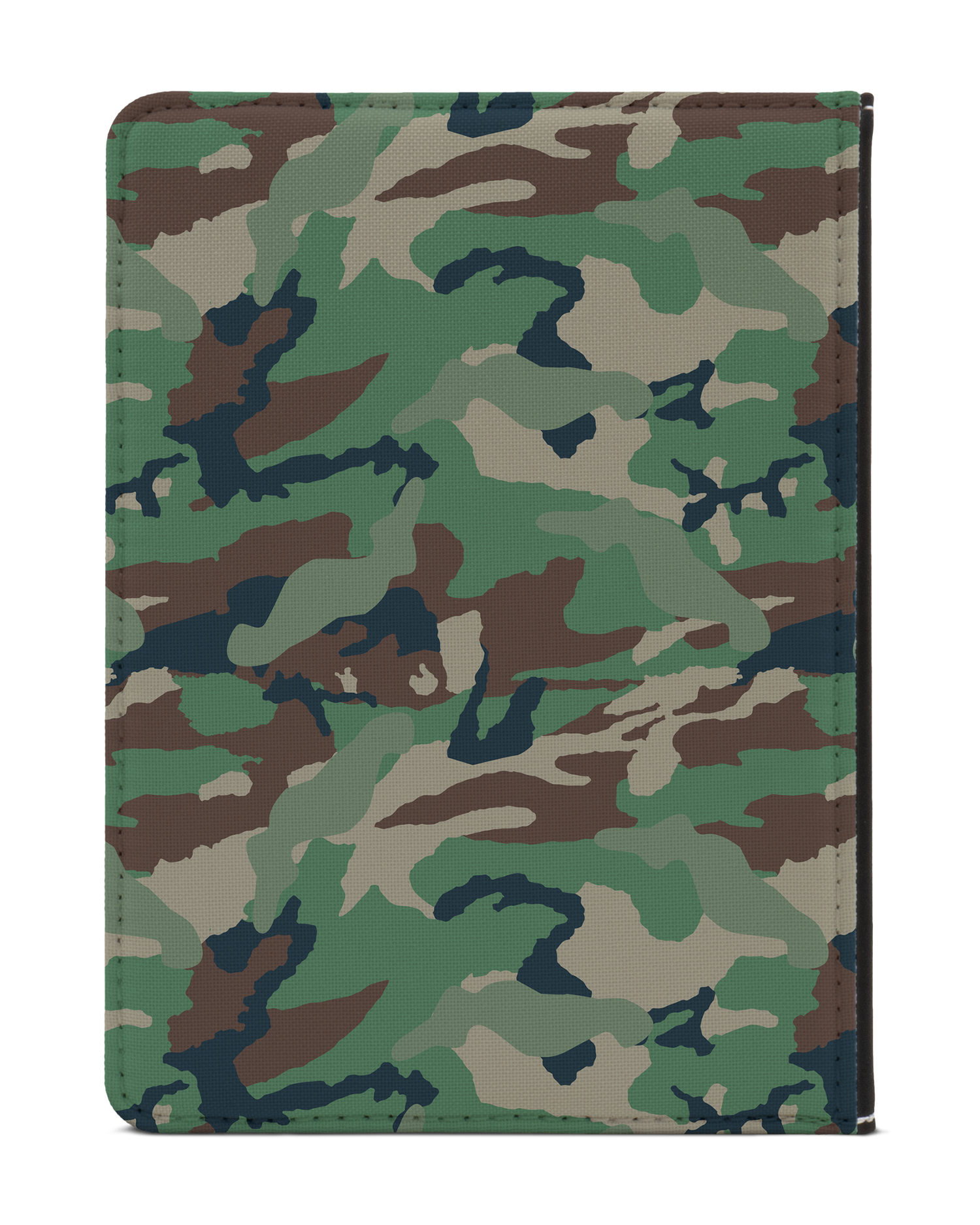 Green and Brown Camo eReader Case XS: Back View