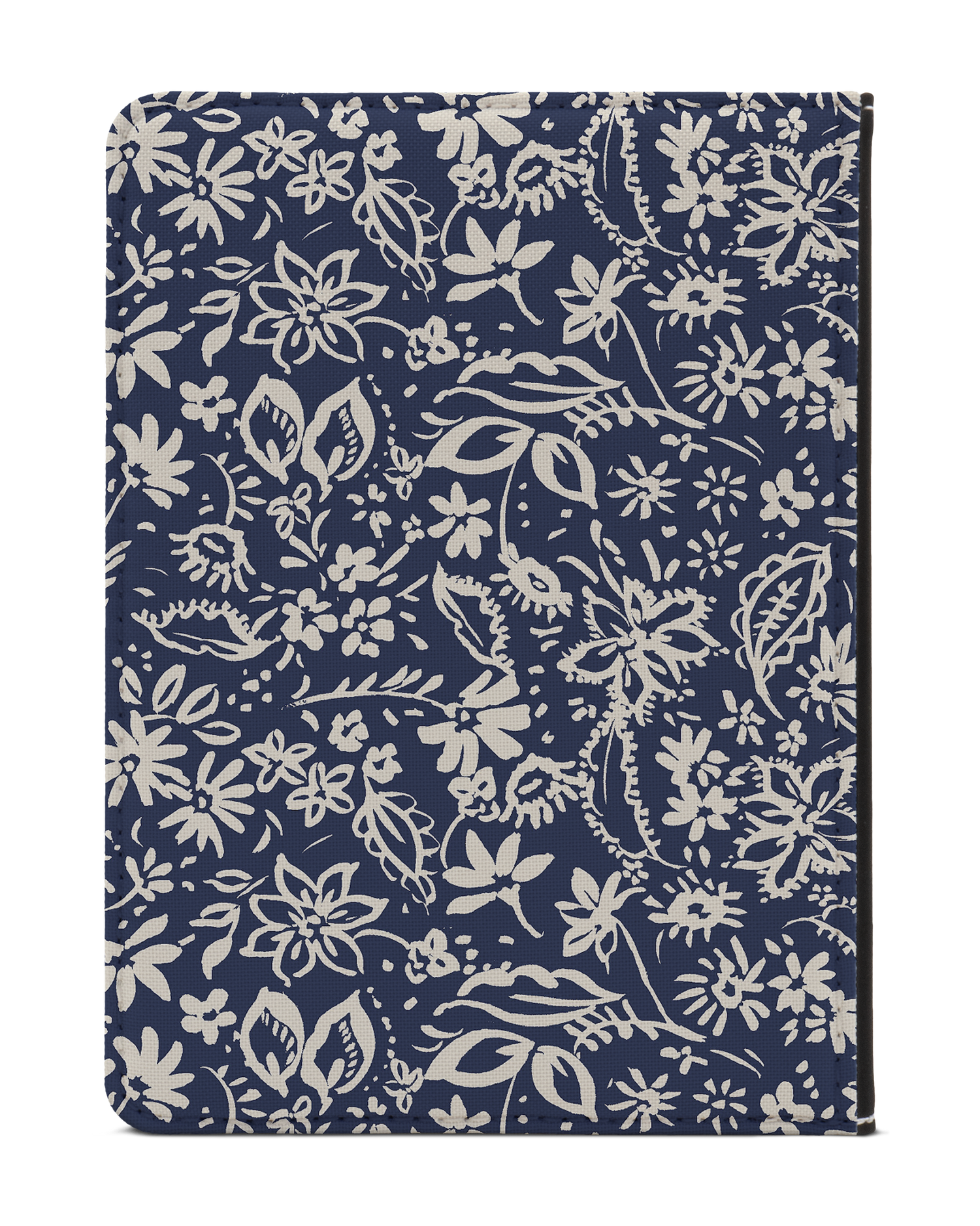 Ditsy Blue Paisley eReader Case XS: Back View