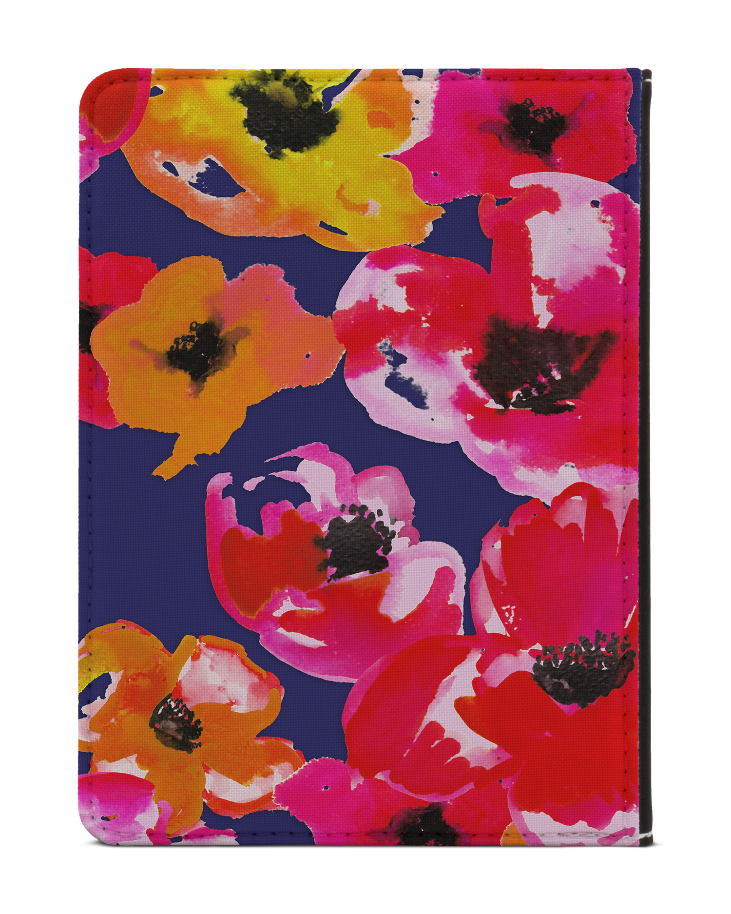 Painted Poppies eReader Case XS: Back View