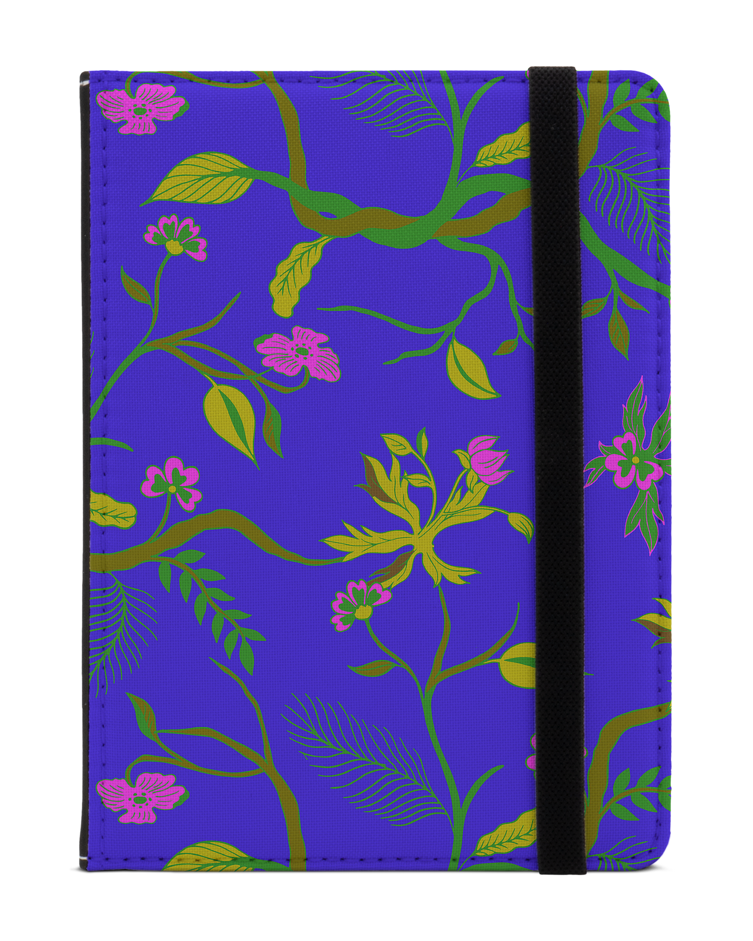 Ultra Violet Floral eReader Case XS: Front View