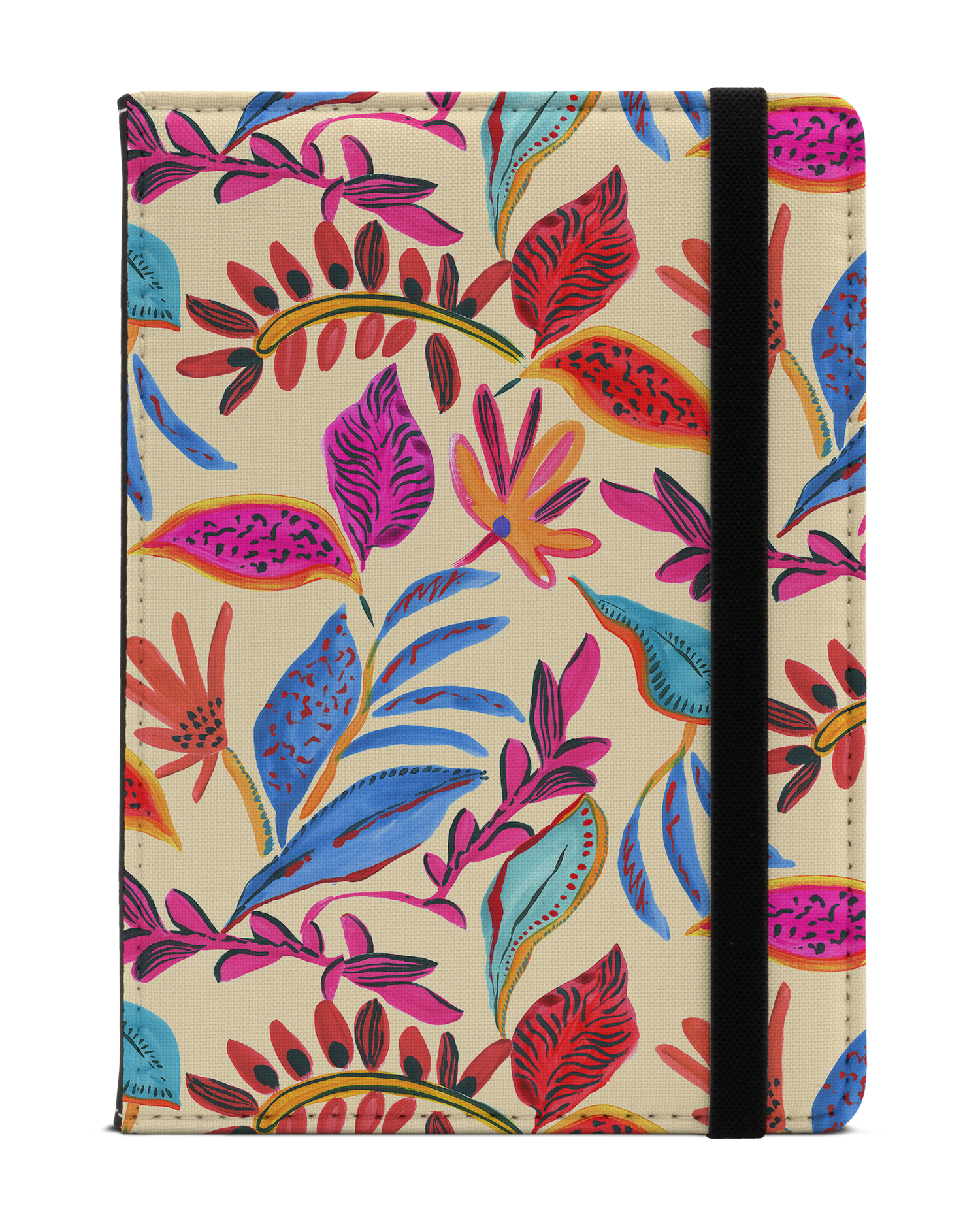 Painterly Spring Leaves eReader Case S: Front View