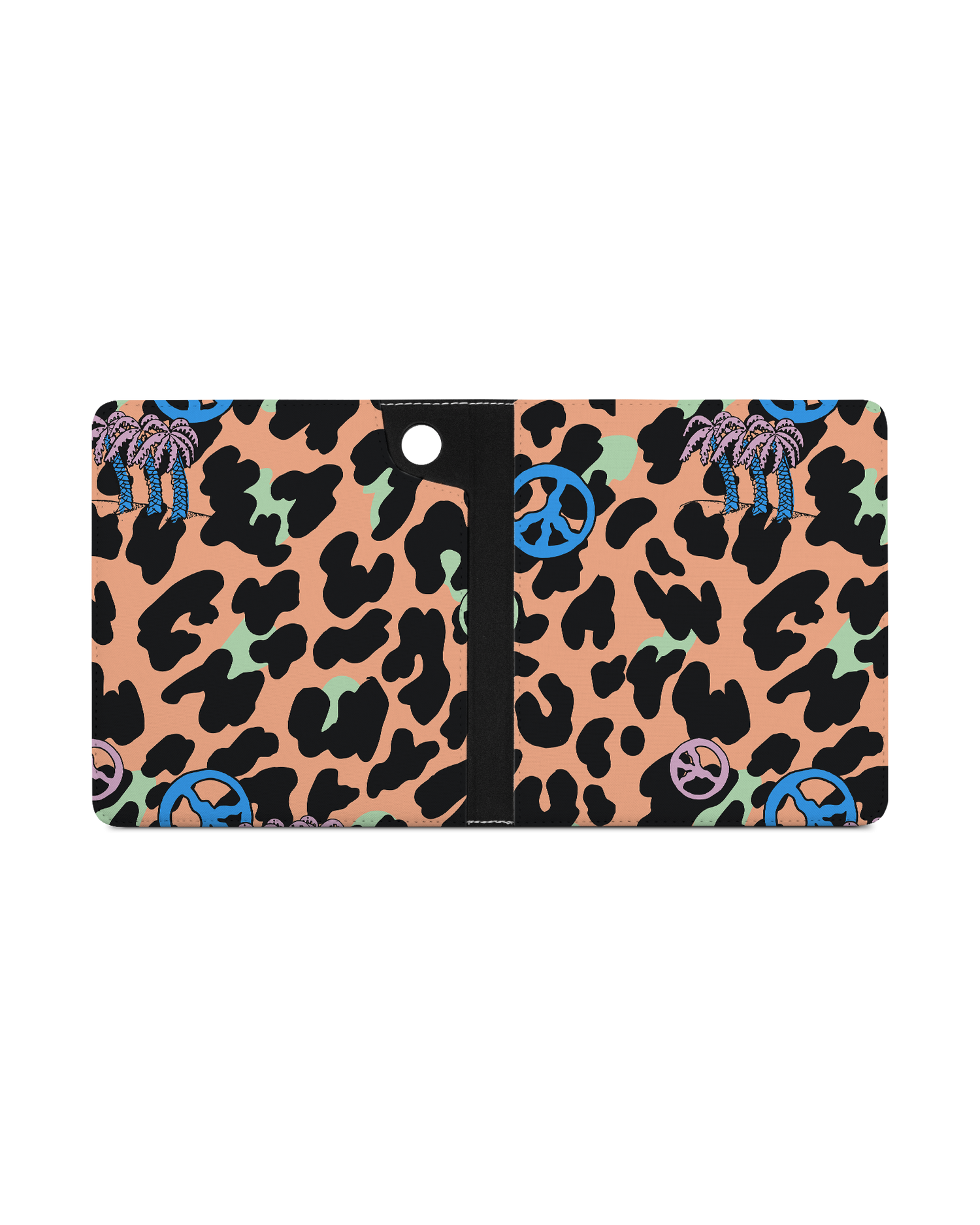 Leopard Peace Palms eReader Case for tolino epos 3 (2022): Opened exterior view