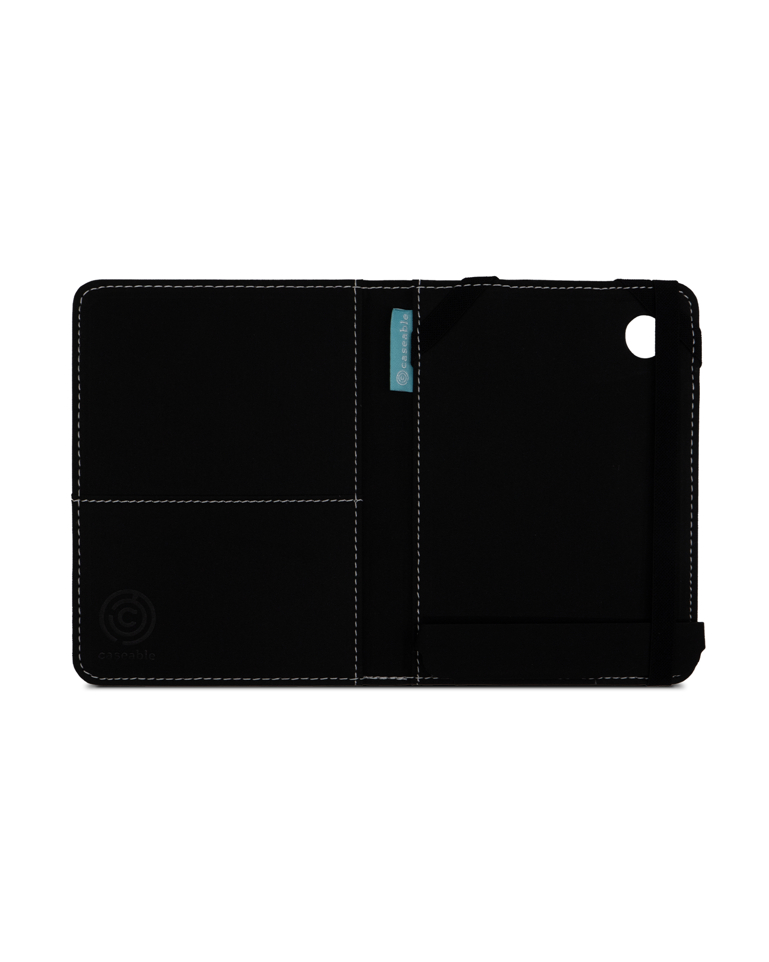 Spliced Circles eReader Case for tolino shine 4 (2022): Opened interior view