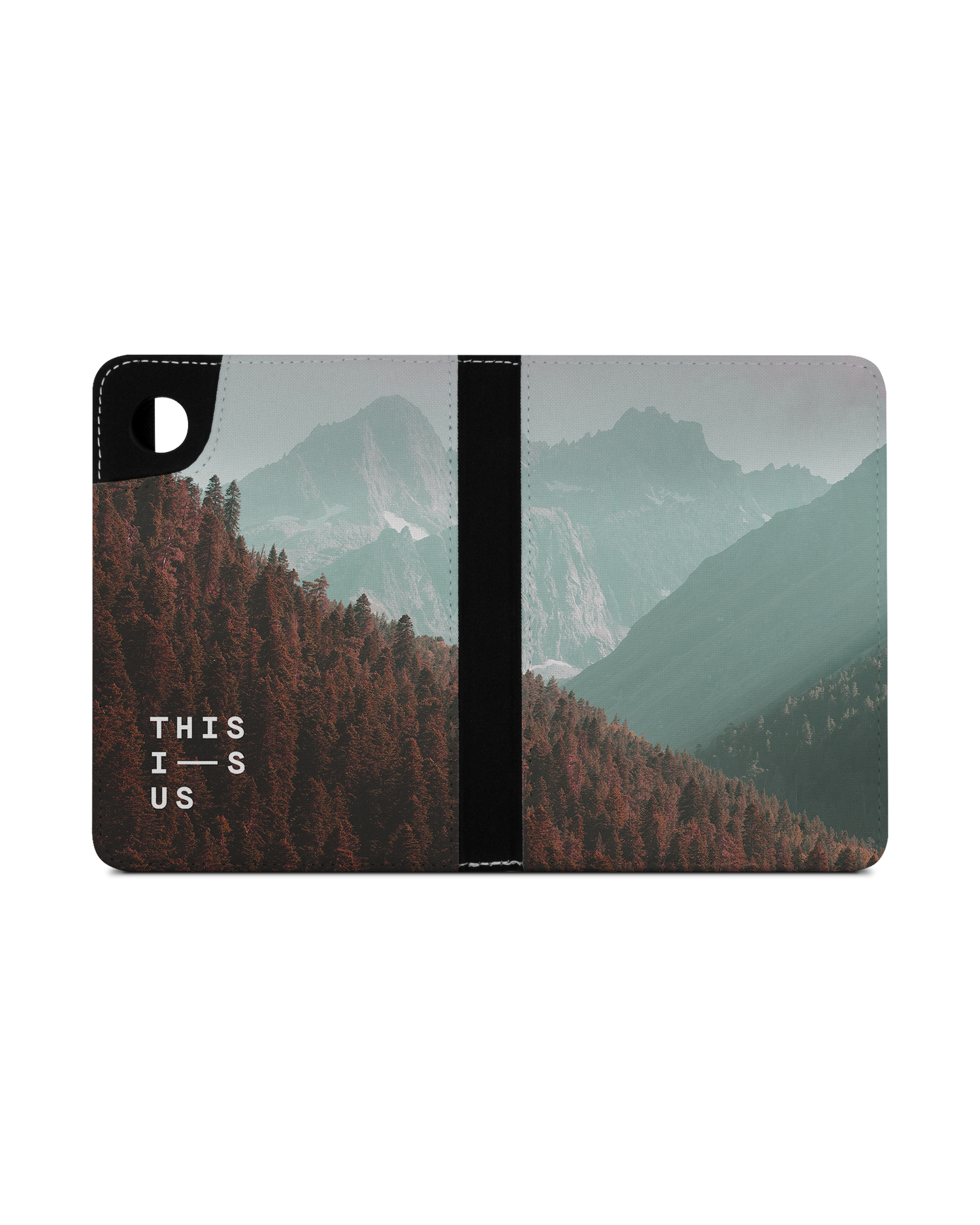 Into the Woods eReader Case for tolino shine 4 (2022): Opened exterior view