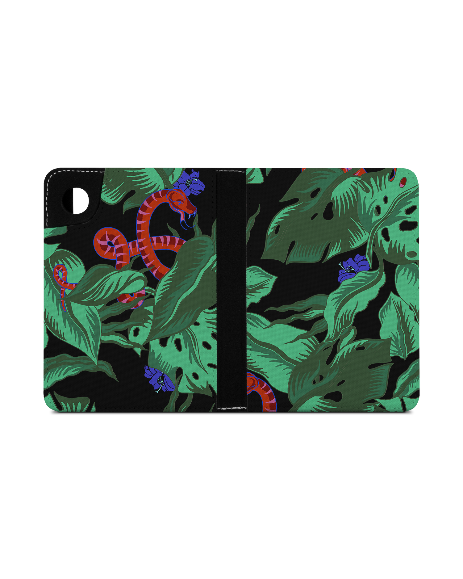 Tropical Snakes eReader Case for tolino shine 4 (2022): Opened exterior view