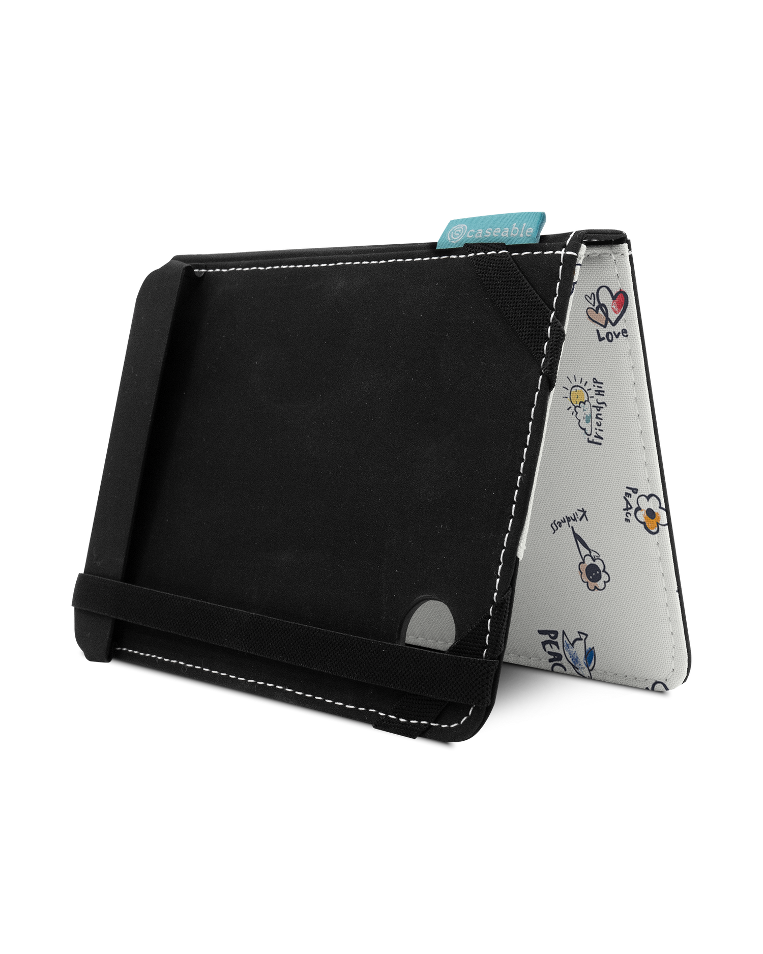 Peace And Love eReader Case for tolino shine 4 (2022): Opened exterior view