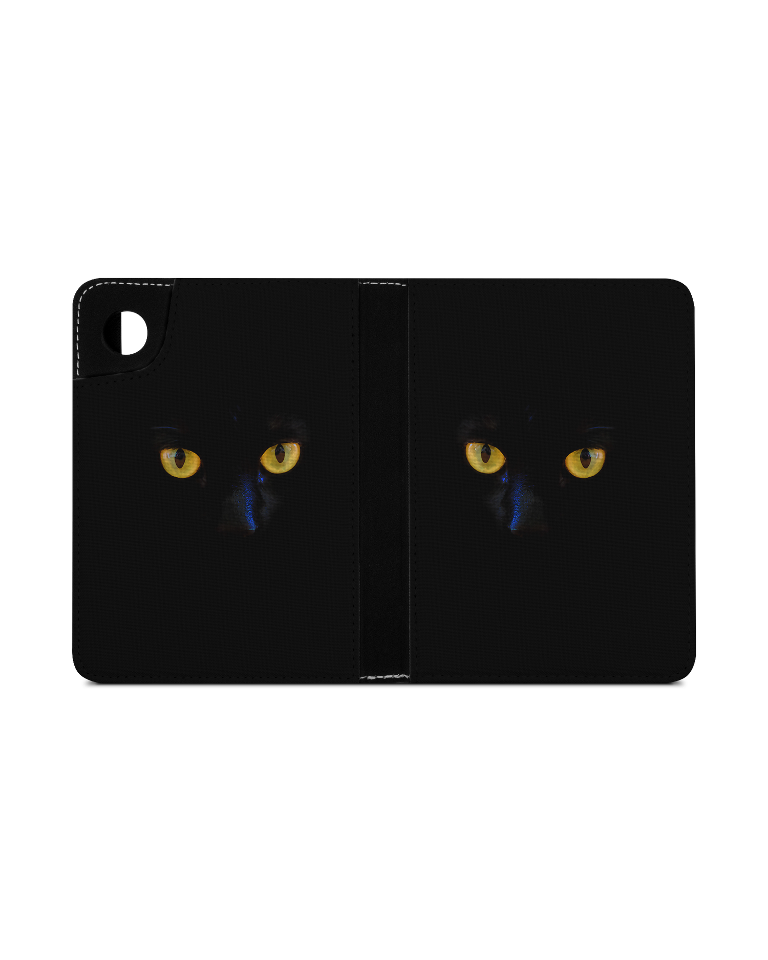 Black Cat eReader Case for tolino shine 4 (2022): Opened exterior view