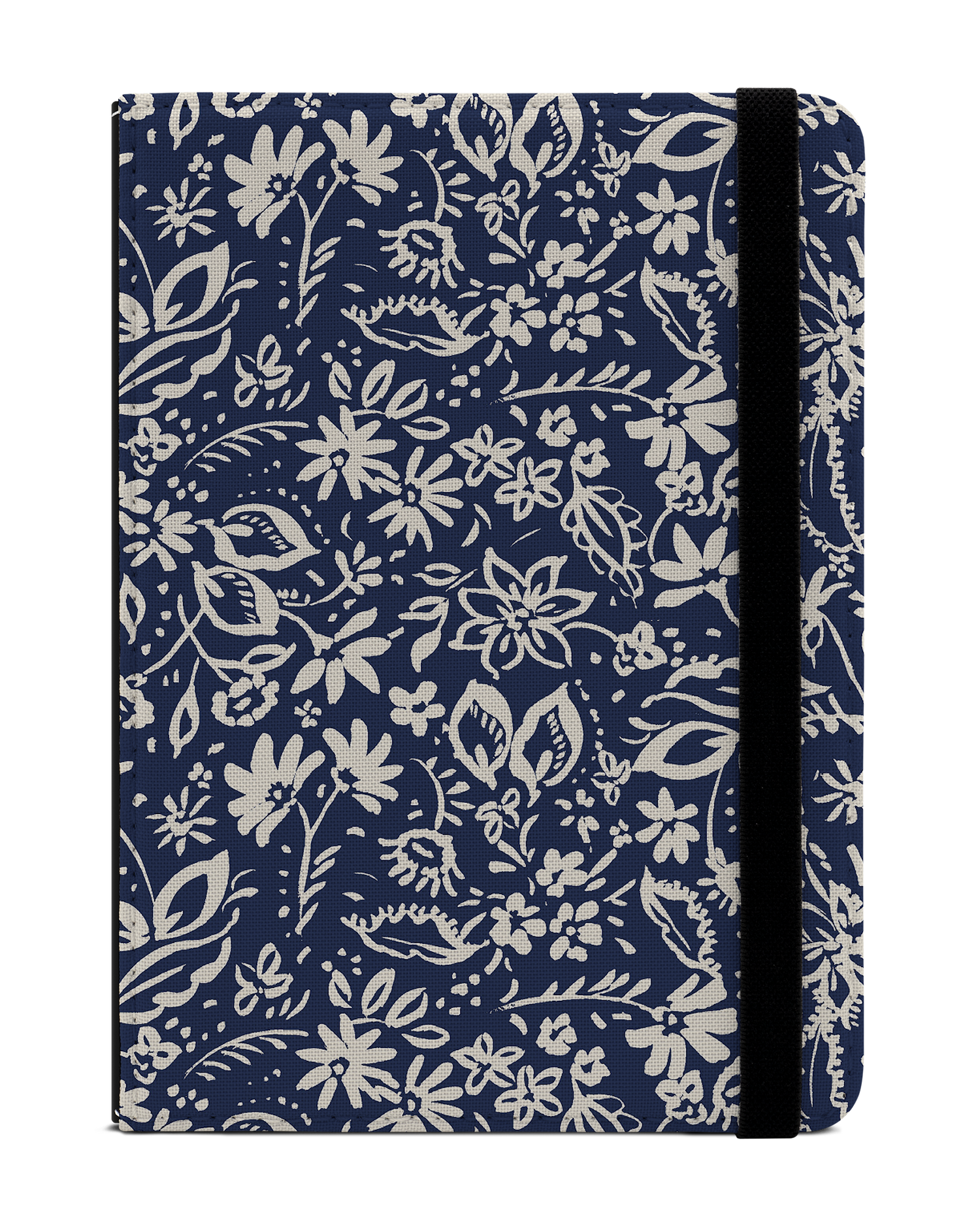 Ditsy Blue Paisley eReader Case for tolino vision 1 to 4 HD: Front View