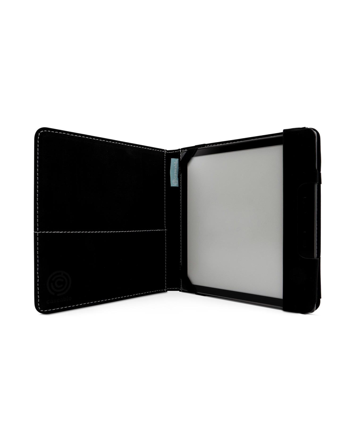 Squares eReader Case for tolino vision 6: Opened interior view