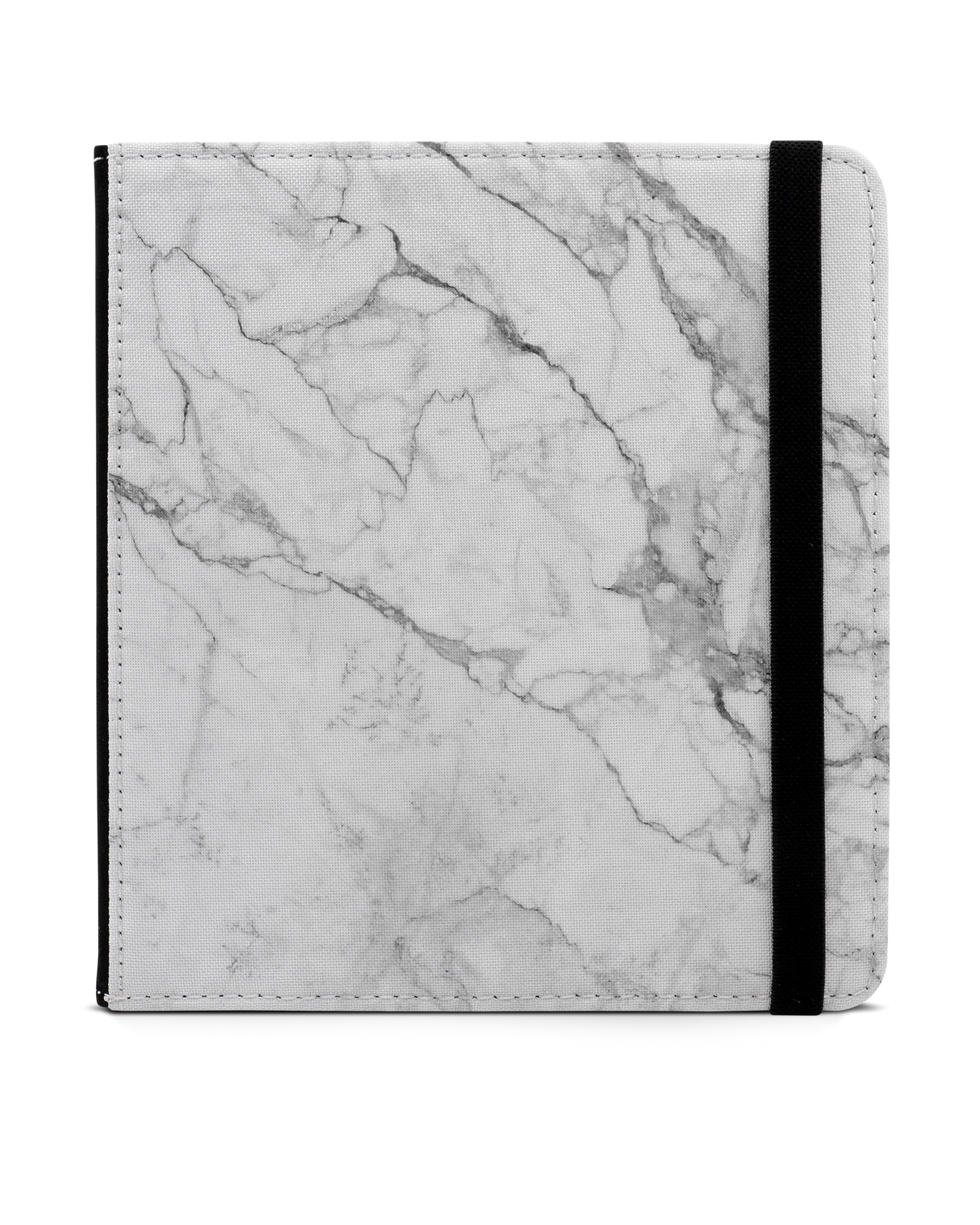 White Marble eReader Case for tolino vision 6: Front View
