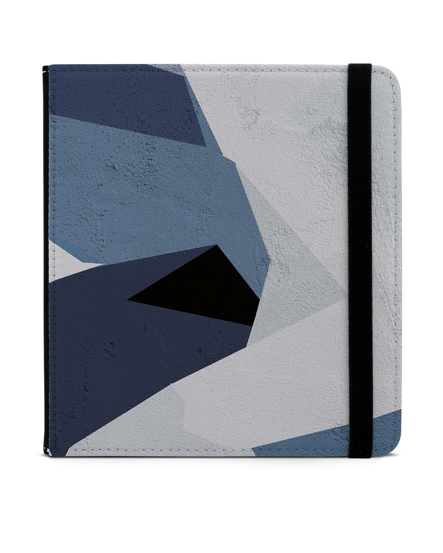 Geometric Camo Blue eReader Case for tolino vision 6: Front View