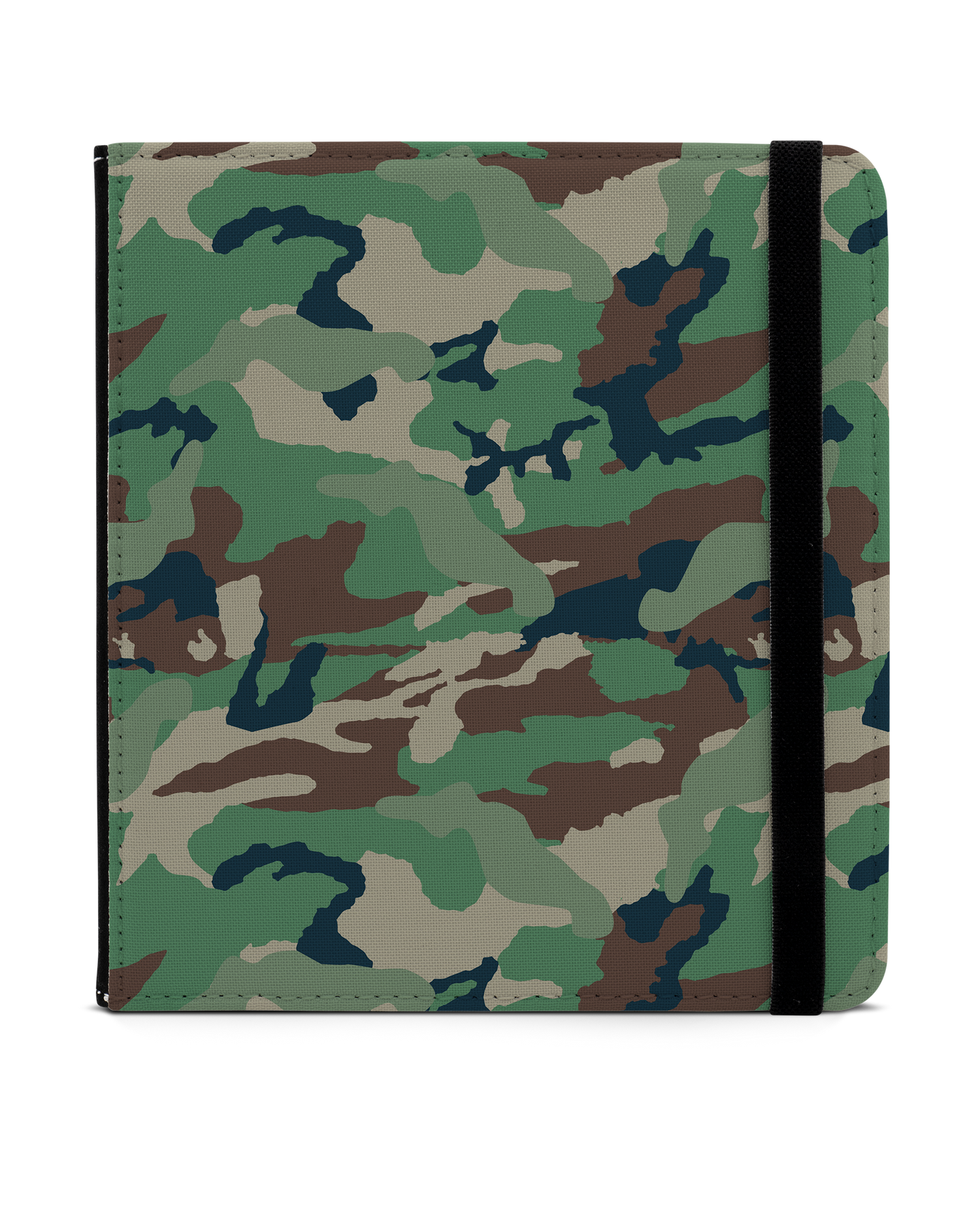 Green and Brown Camo eReader Case for tolino vision 6: Front View
